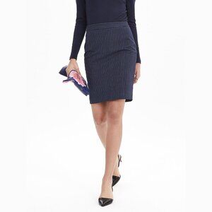 Navy Skirt Banana Republic Womens